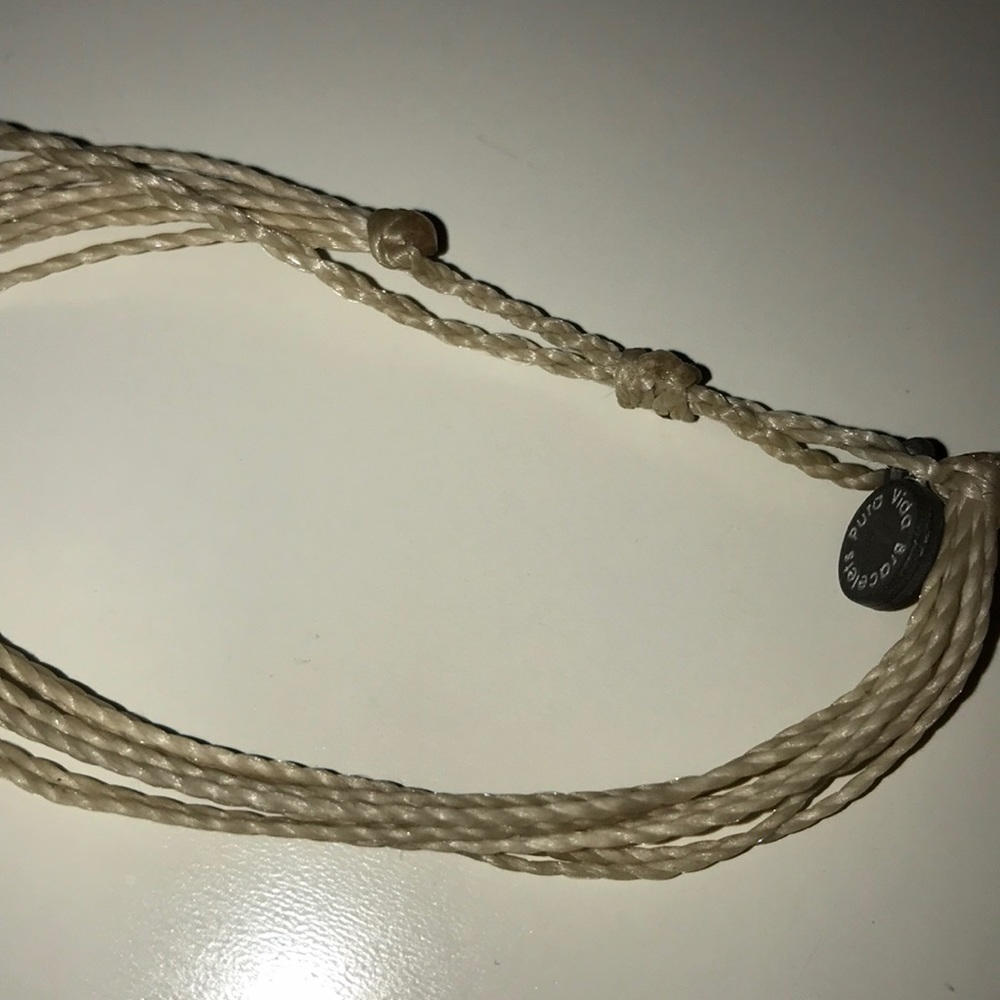 TAN PURA VIDA BRACELET AND AQUA BRACELET